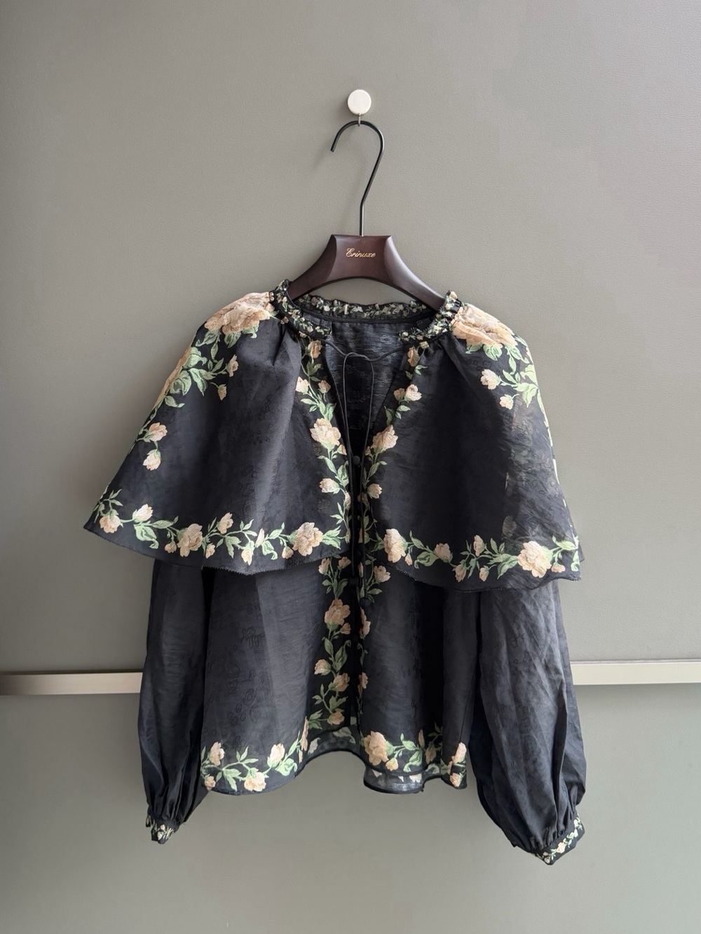 NWOT Sea New York Christina Blouse in Black, Size XS/S/M/L